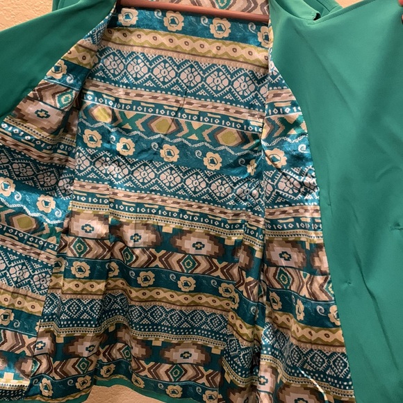 Vertigo Paris green trench coat size M - Picture 7 of 9